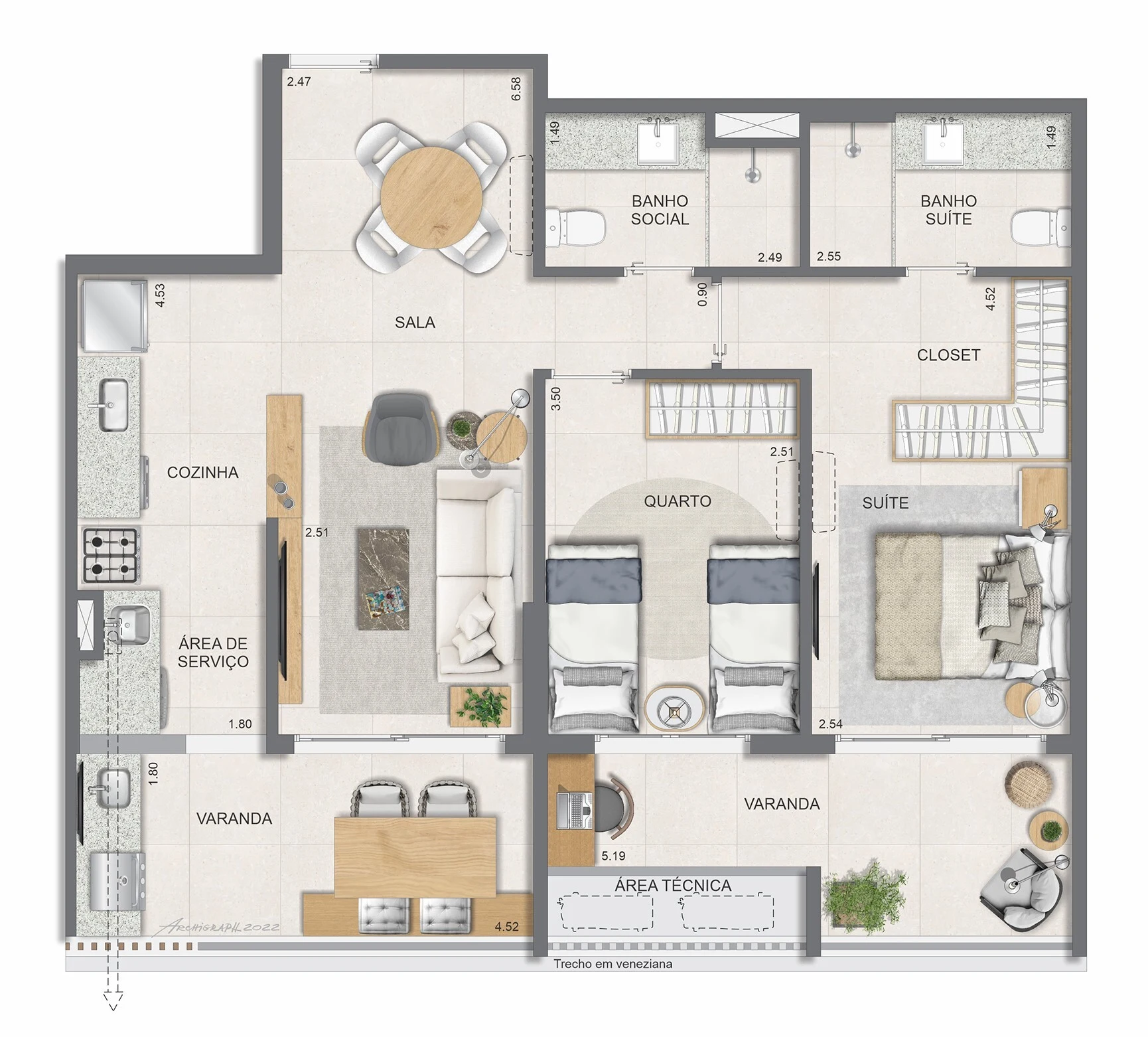 Planta do empreendimento