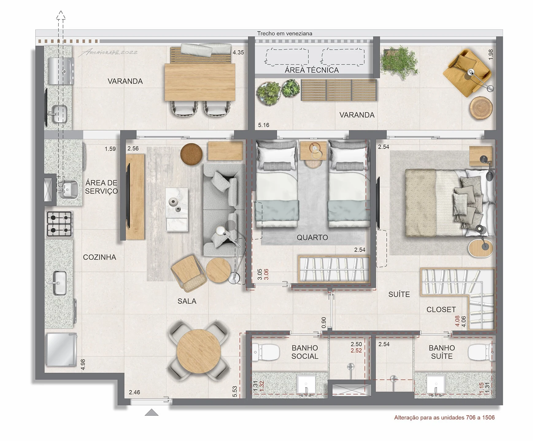Planta do empreendimento