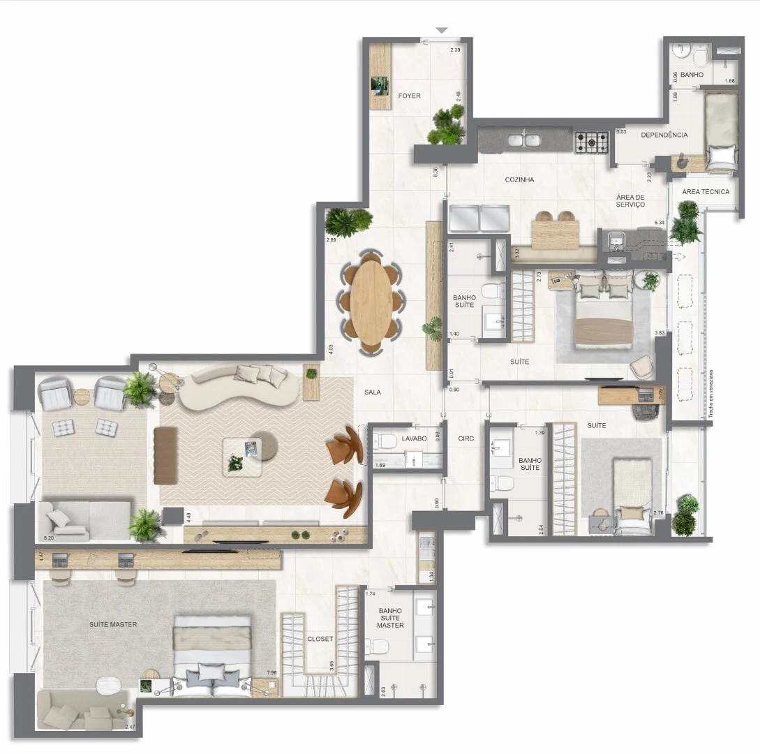Planta do empreendimento