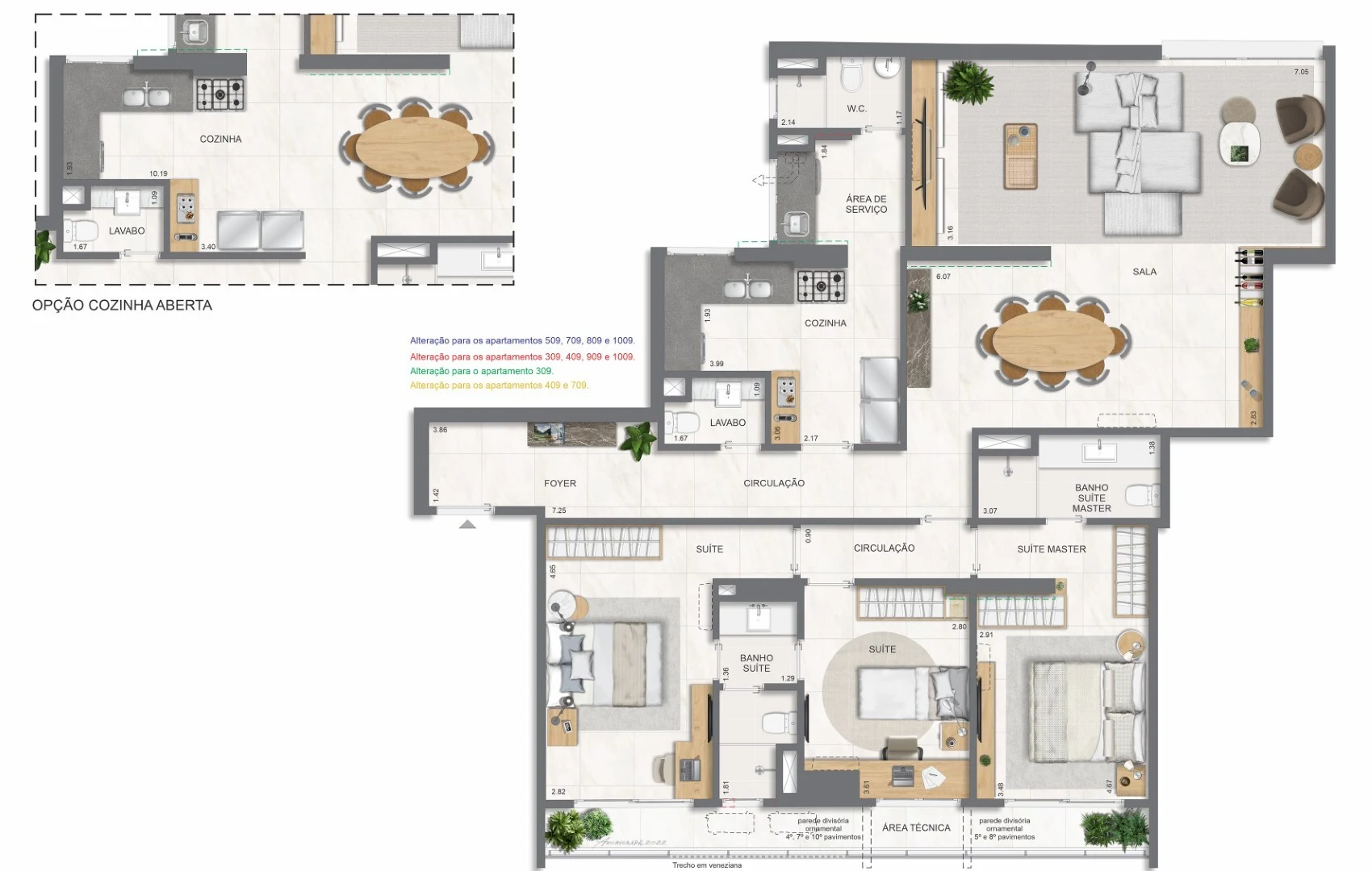 Planta do empreendimento