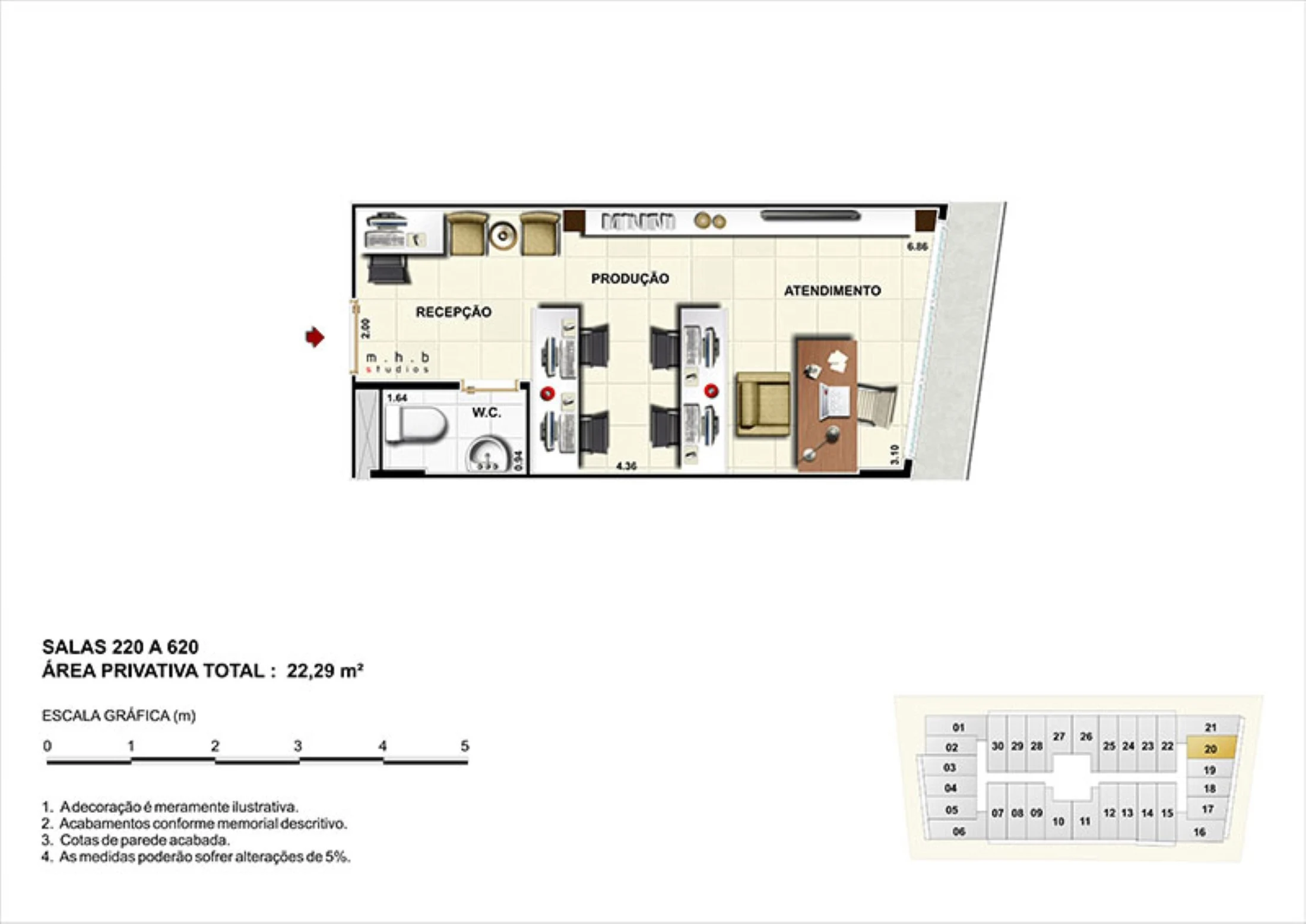Planta do empreendimento
