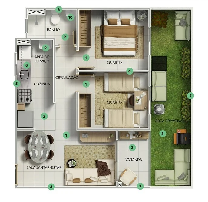 Planta do empreendimento