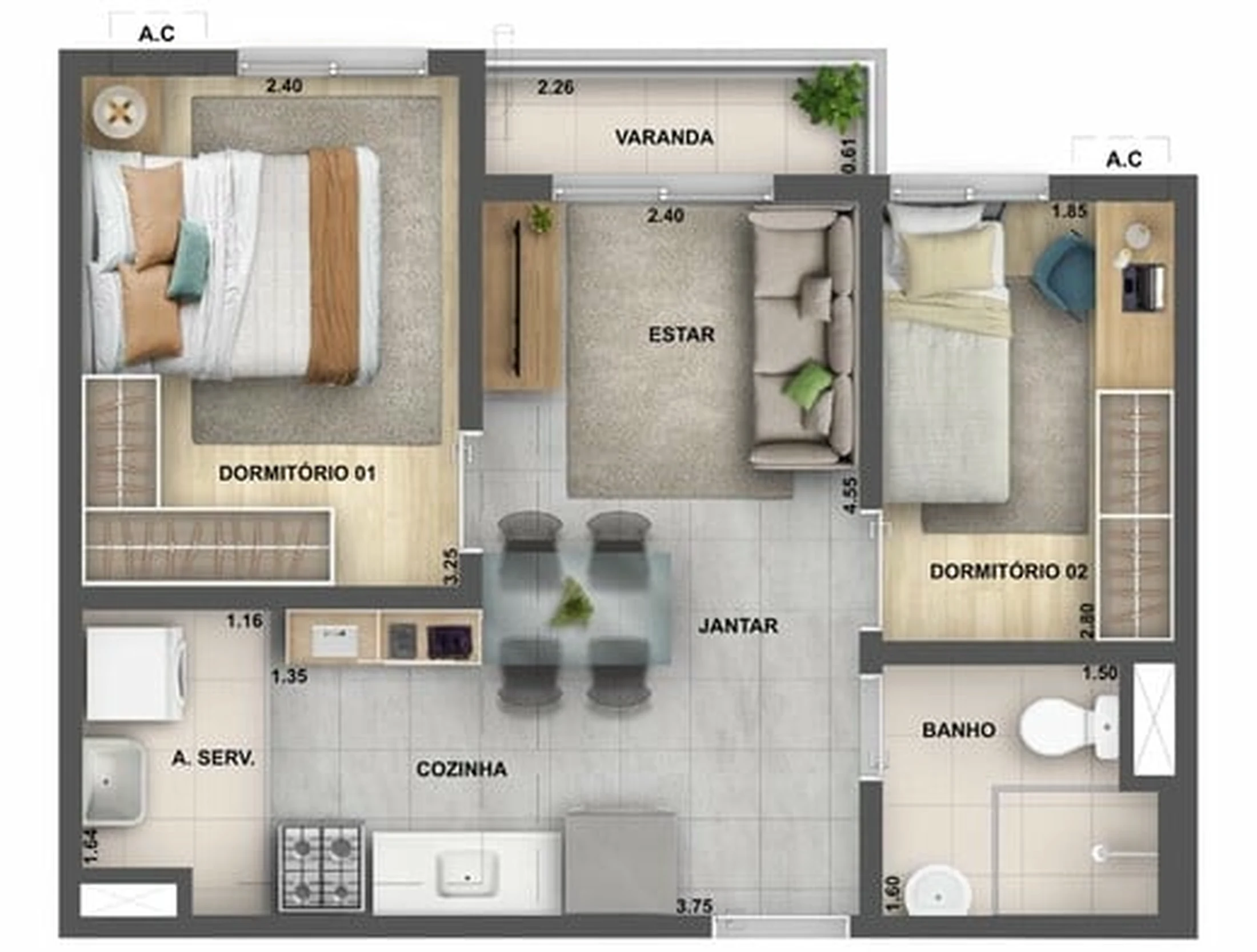 Planta do empreendimento