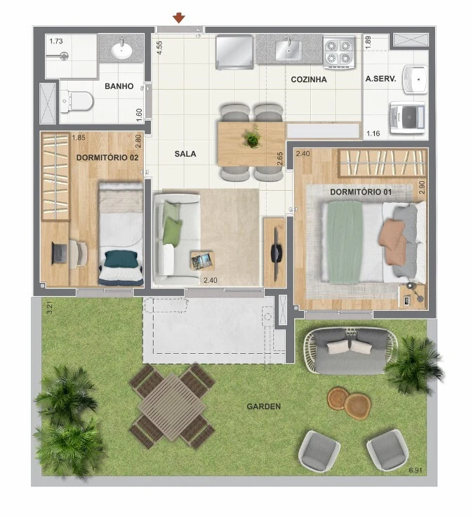 Planta do empreendimento