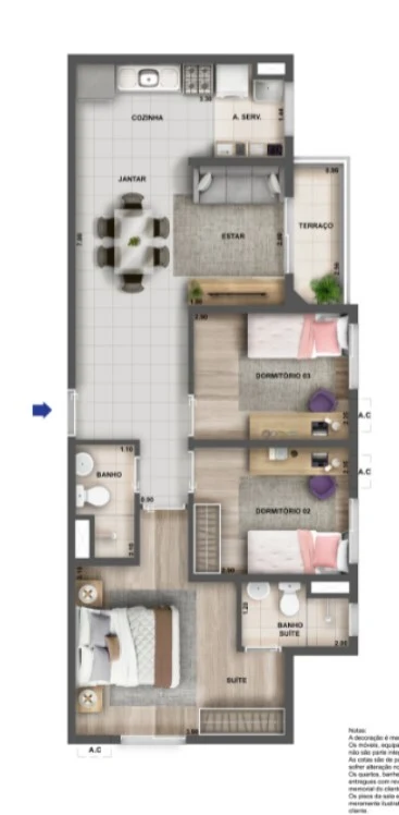 Planta do empreendimento