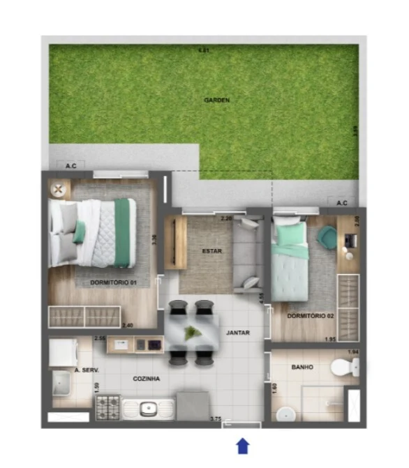 Planta do empreendimento