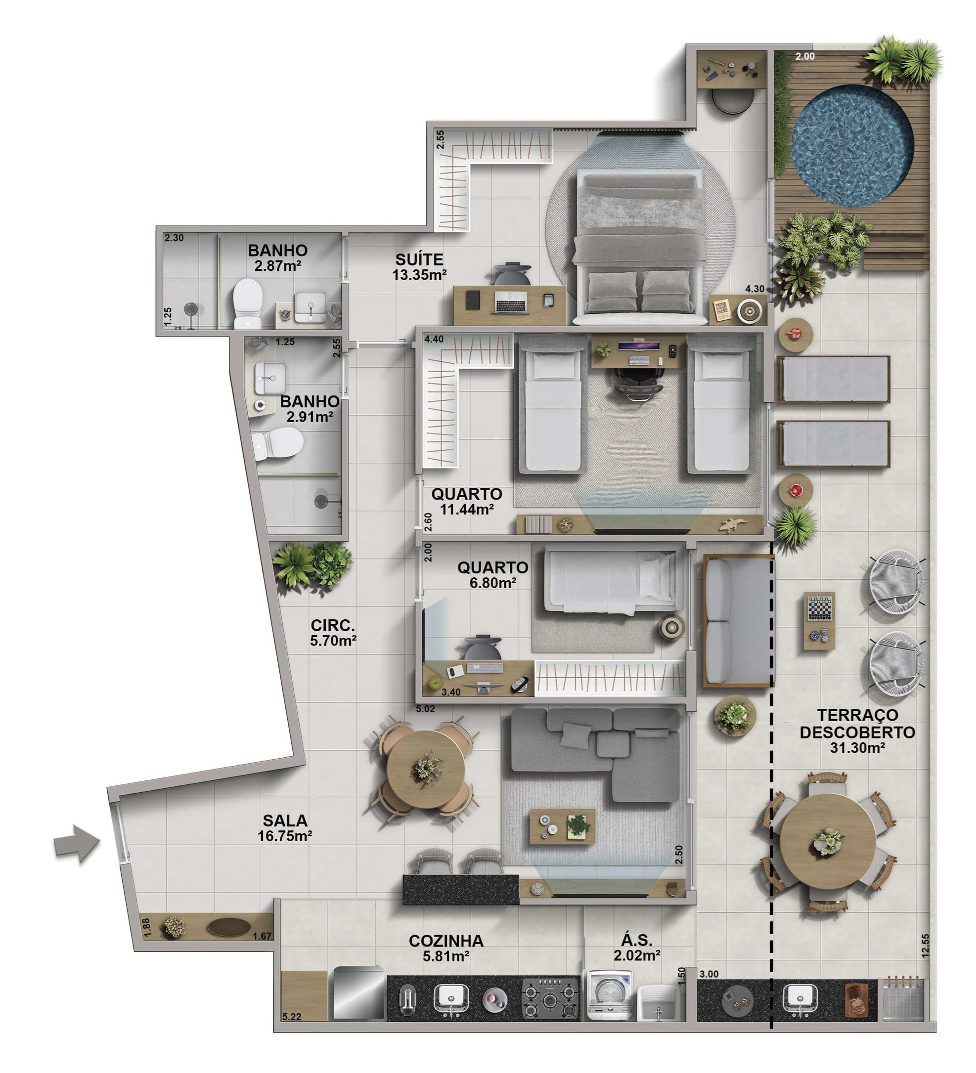 Planta do empreendimento
