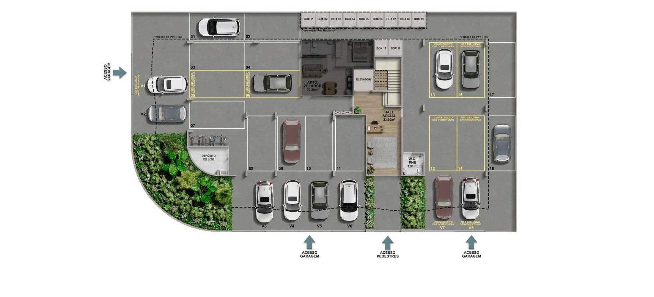 Planta do empreendimento