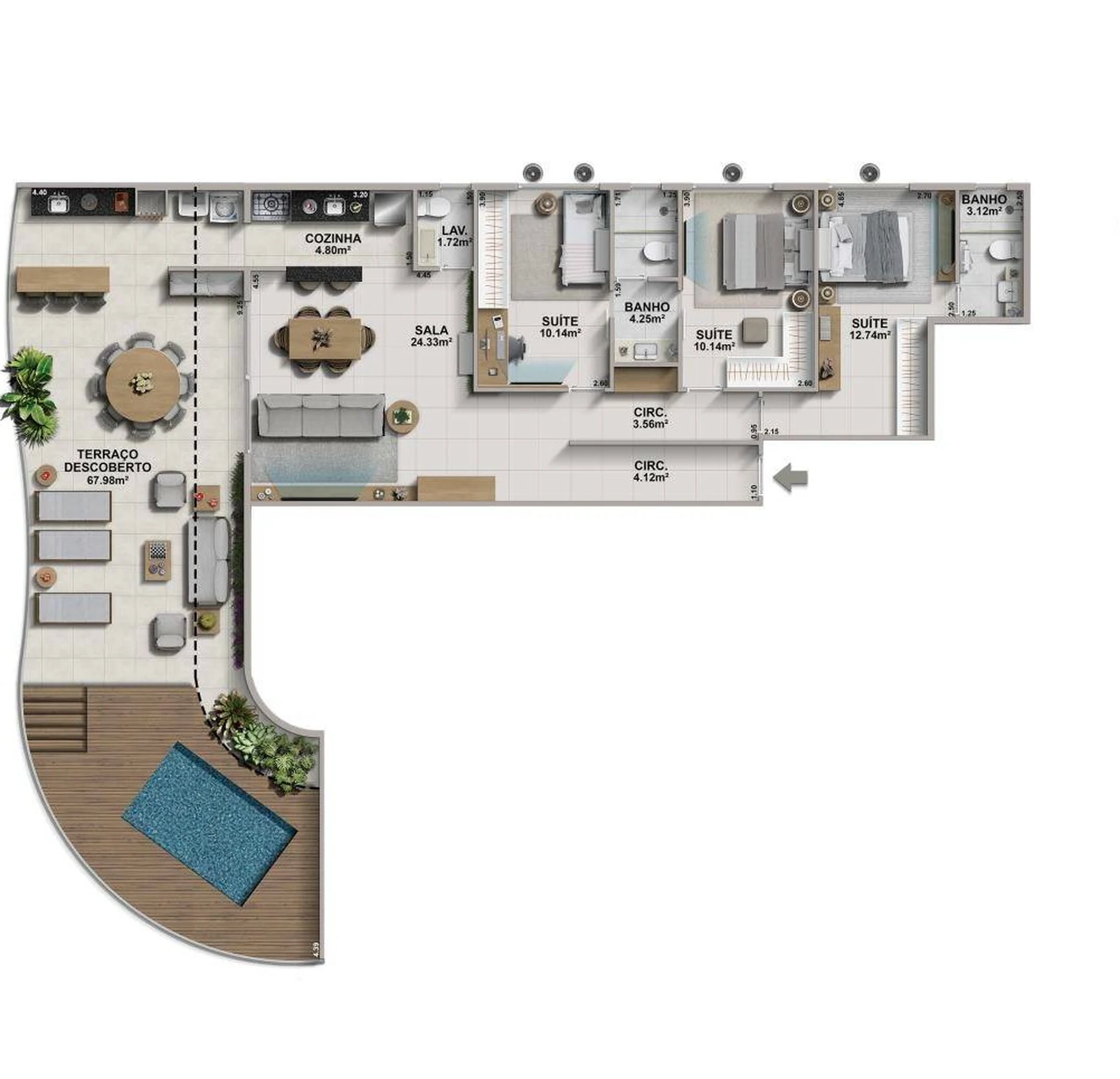 Planta do empreendimento