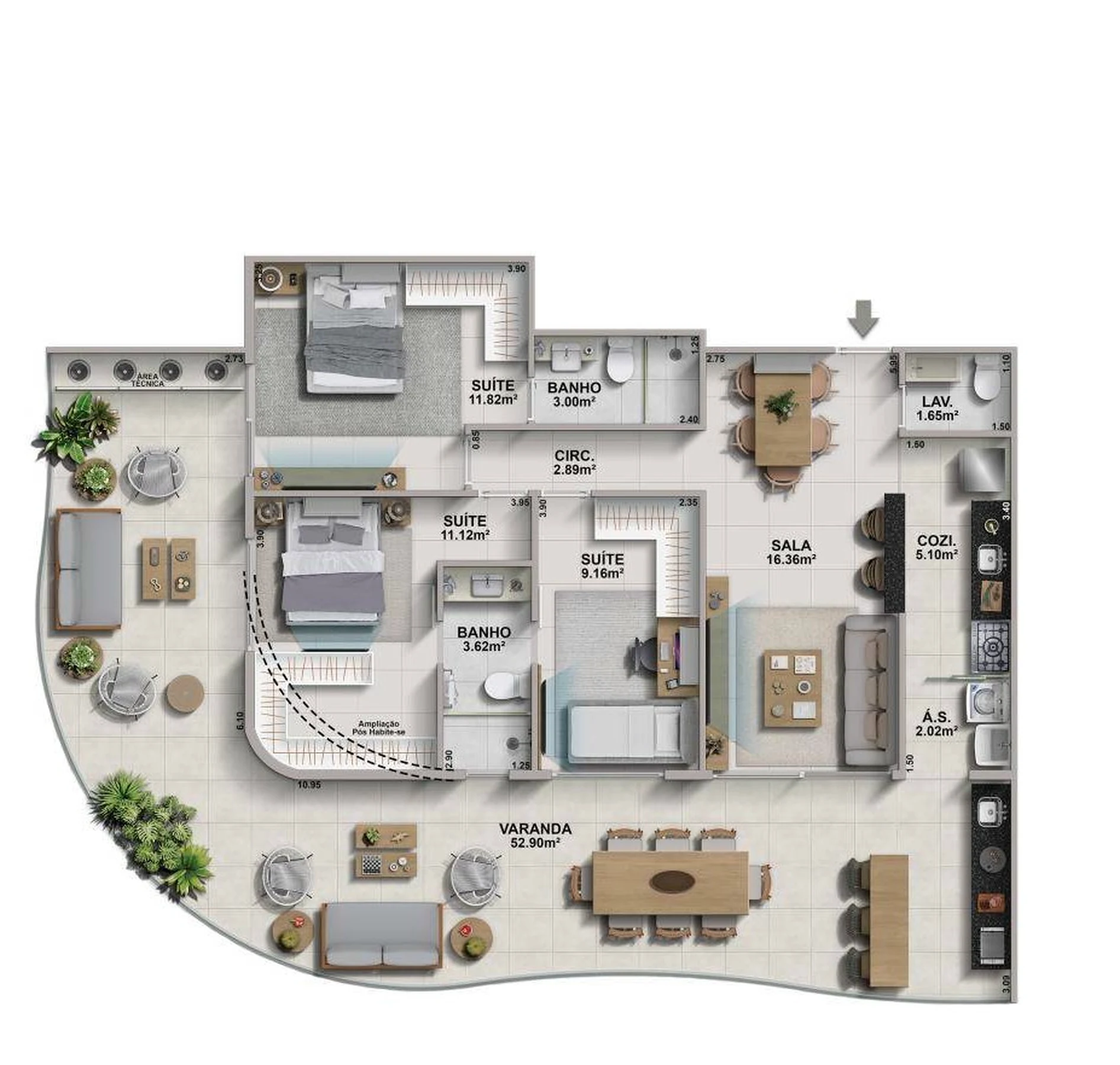 Planta do empreendimento