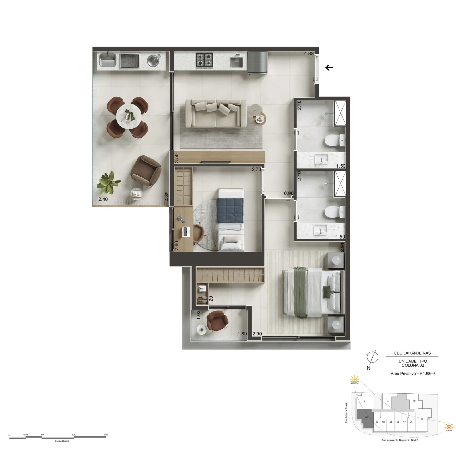 Planta do empreendimento