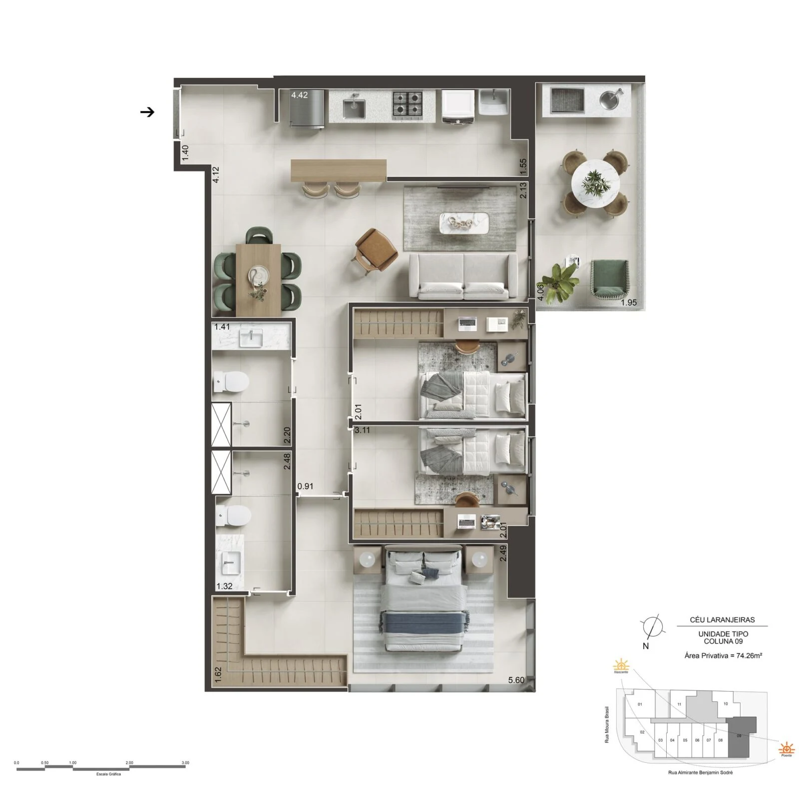 Planta do empreendimento