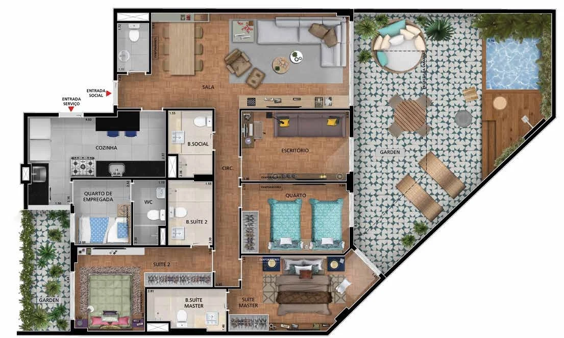 Planta do empreendimento