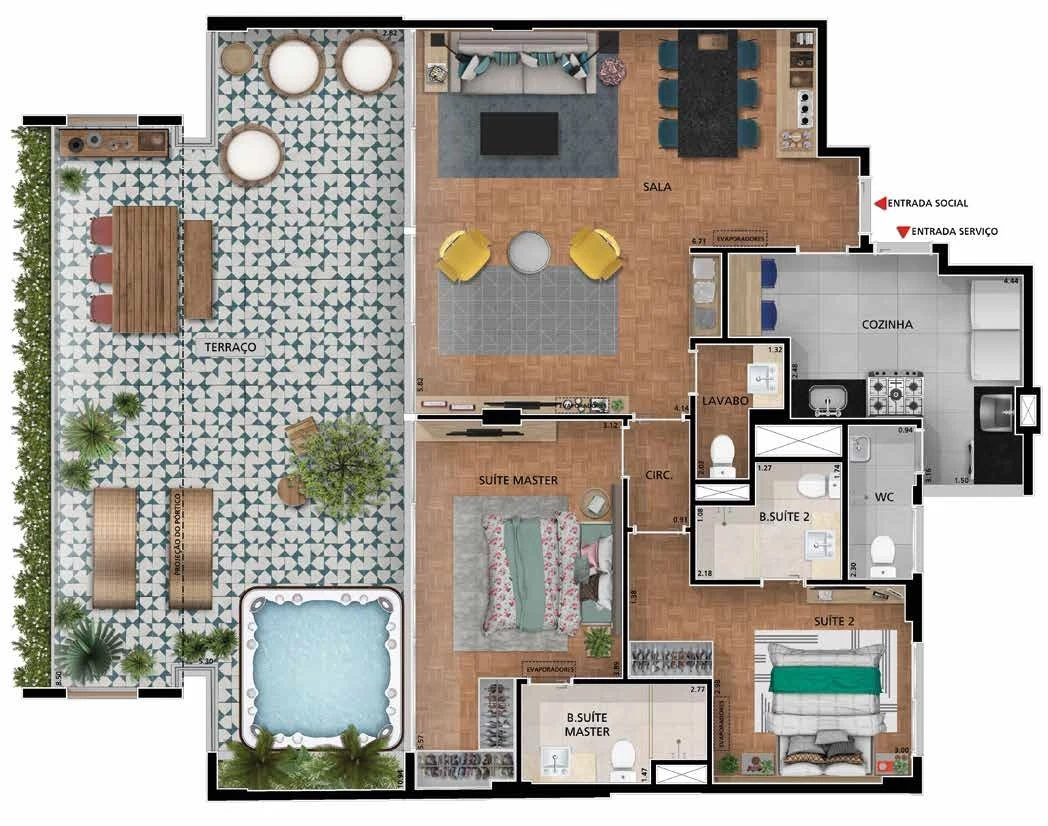 Planta do empreendimento