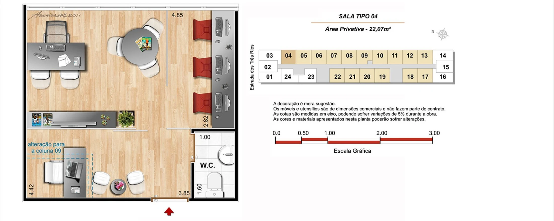 Planta do empreendimento