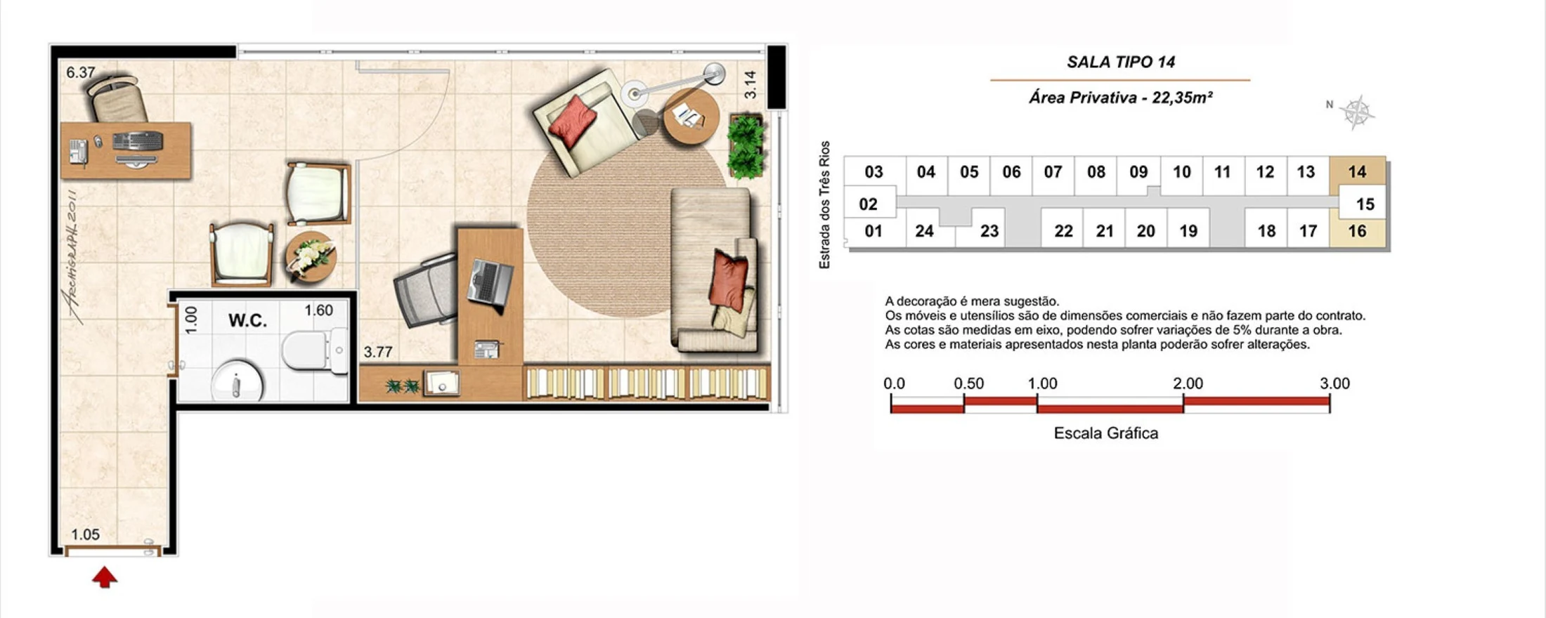 Planta do empreendimento