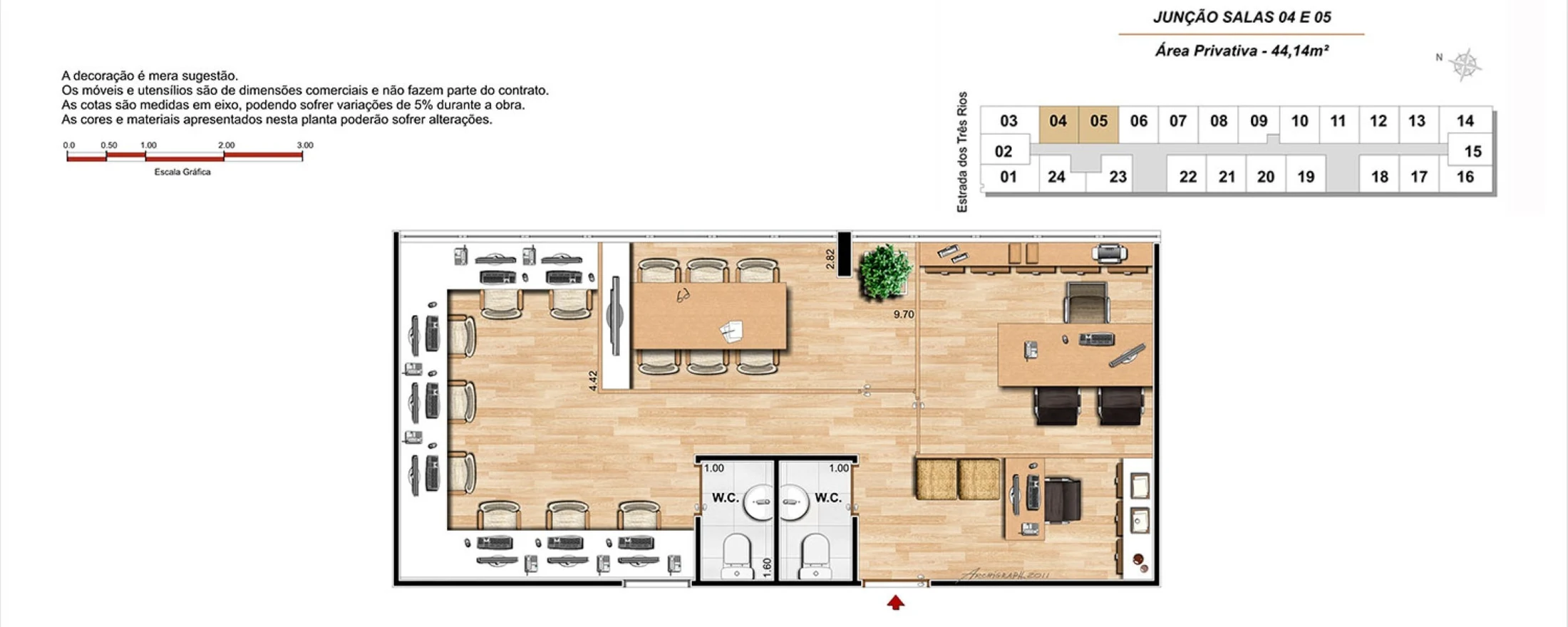 Planta do empreendimento
