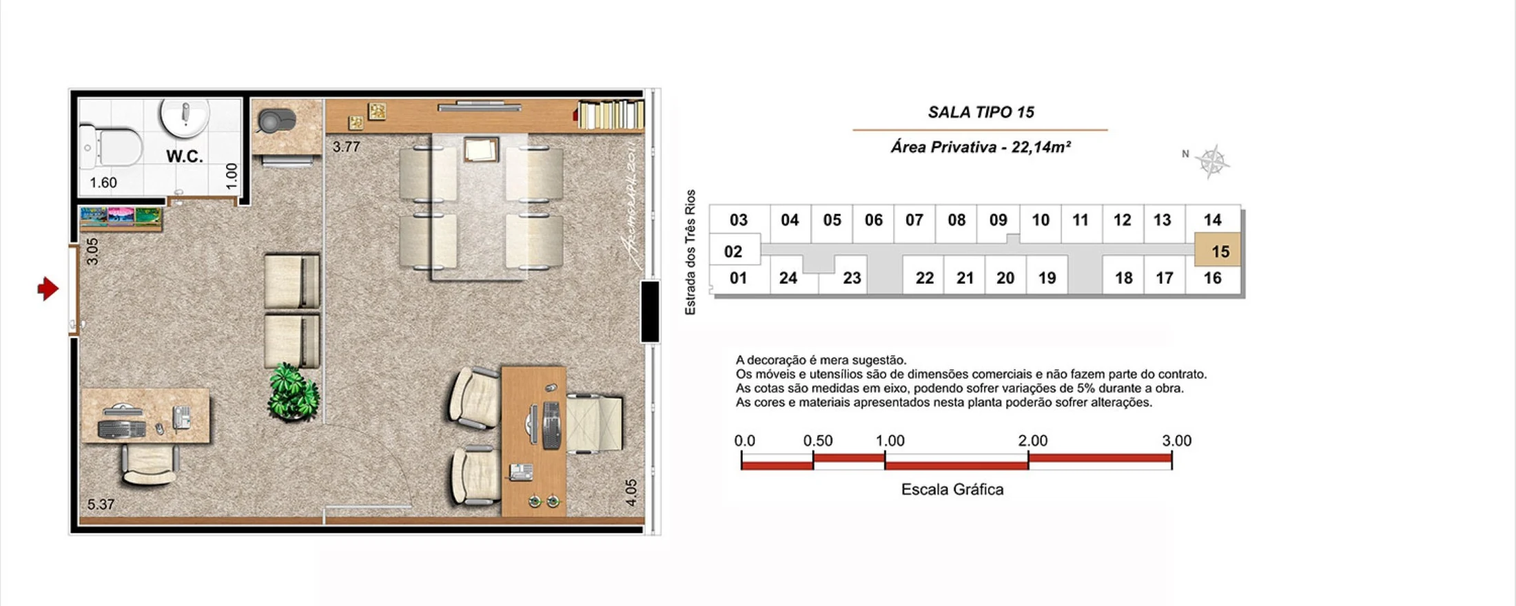 Planta do empreendimento