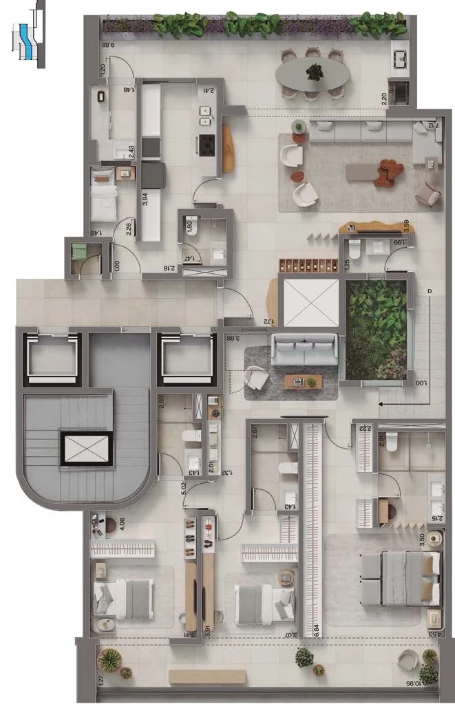 Planta do empreendimento