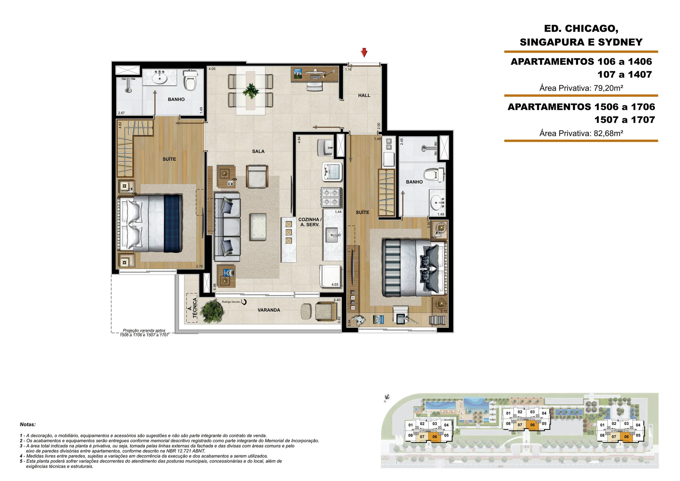Planta do empreendimento