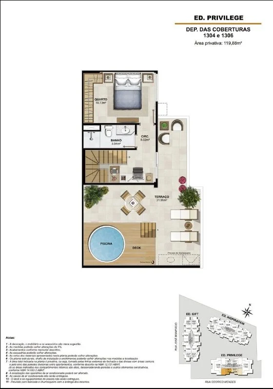 Planta do empreendimento