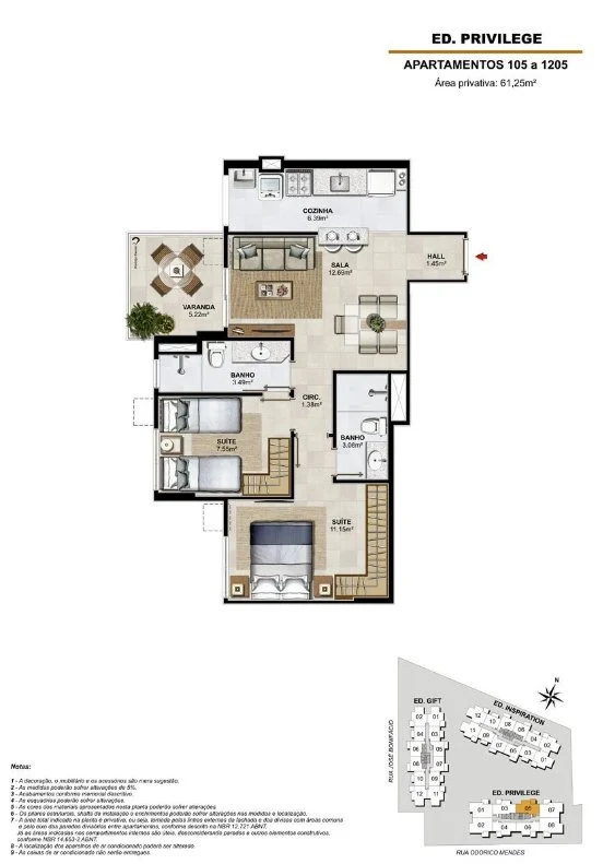 Planta do empreendimento