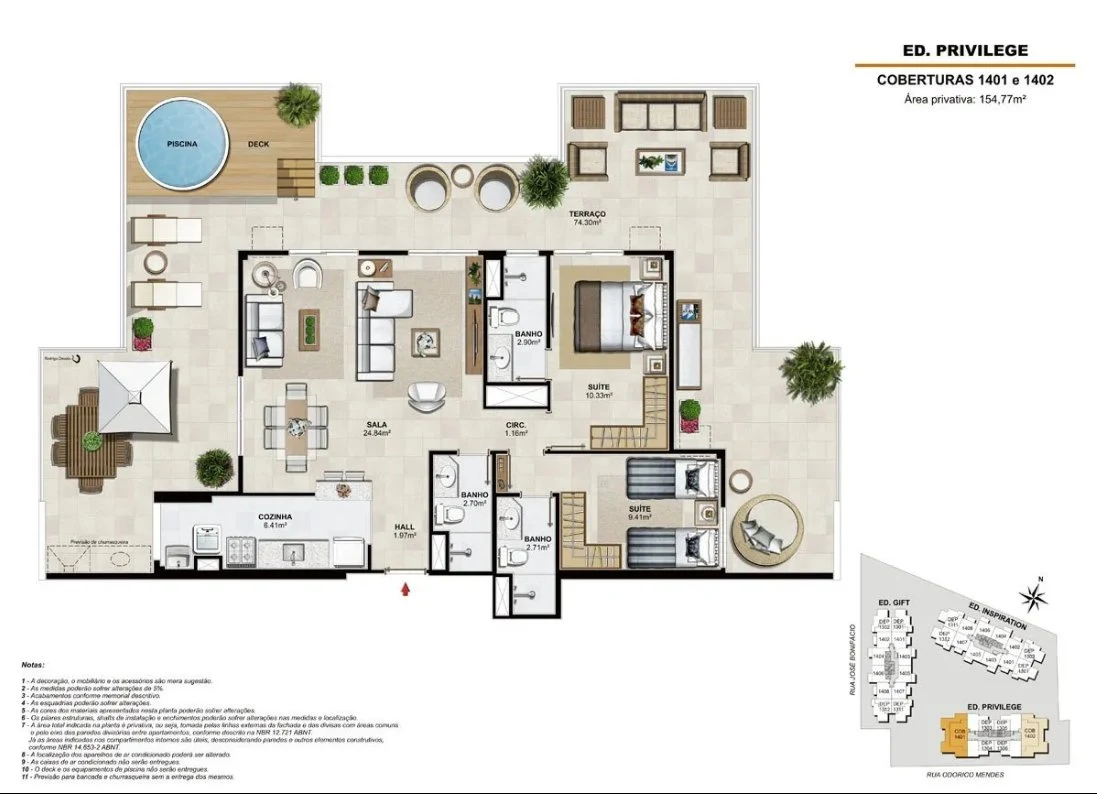 Planta do empreendimento