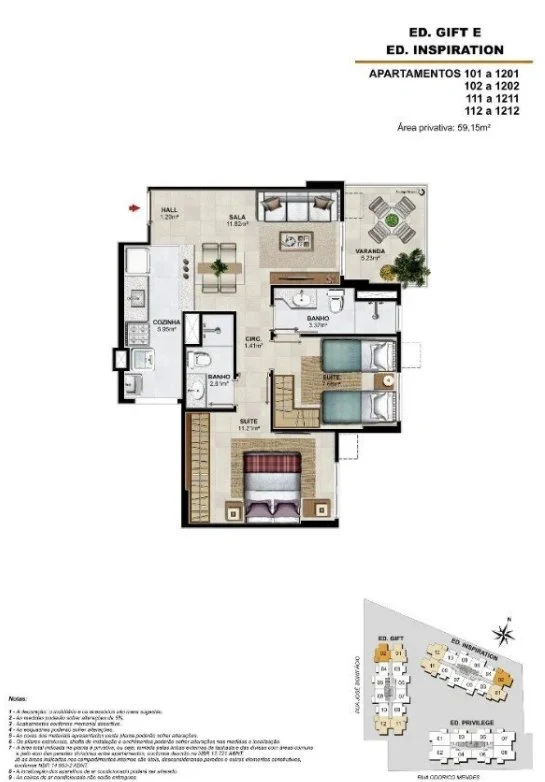 Planta do empreendimento
