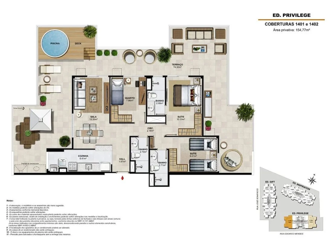 Planta do empreendimento