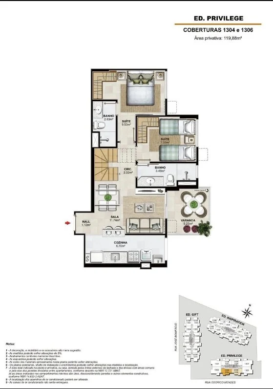 Planta do empreendimento