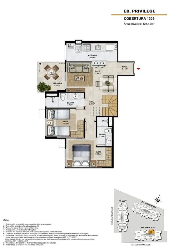 Planta do empreendimento