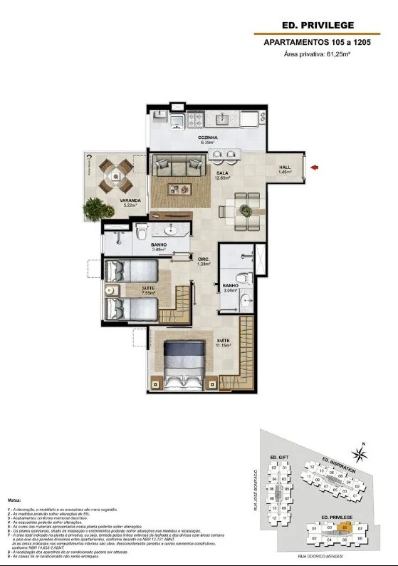 Planta do empreendimento