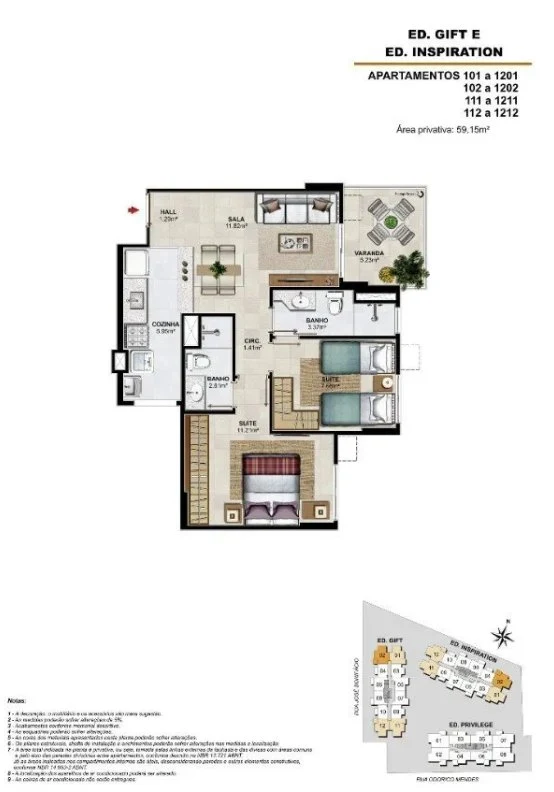Planta do empreendimento