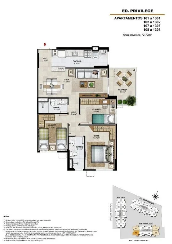 Planta do empreendimento