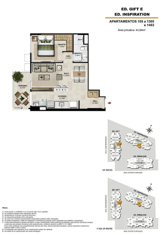 Planta do empreendimento