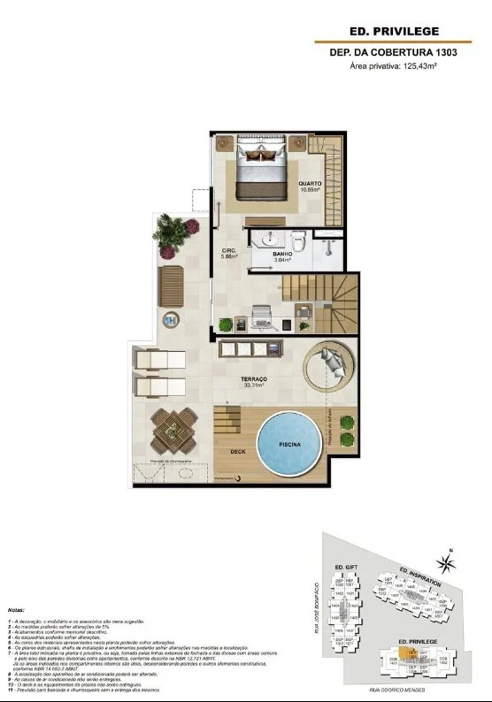 Planta do empreendimento