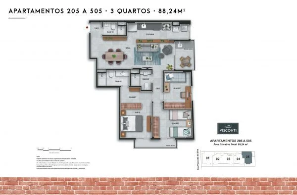 Planta do empreendimento