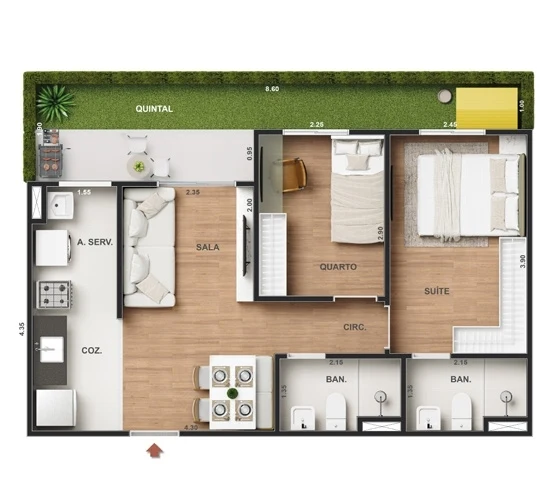 Planta do empreendimento
