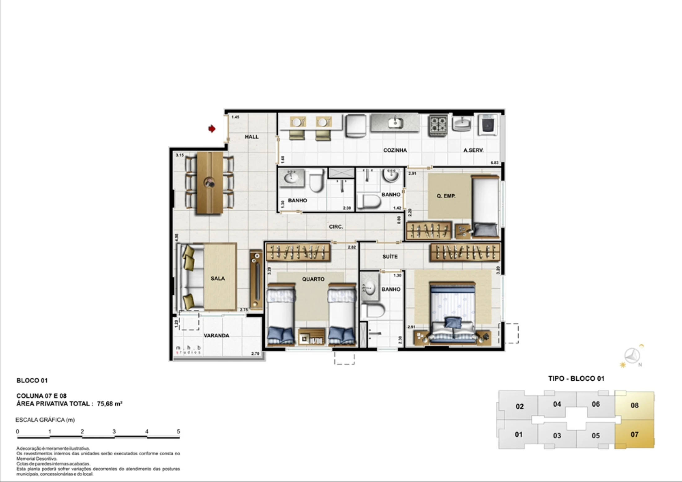 Planta do empreendimento