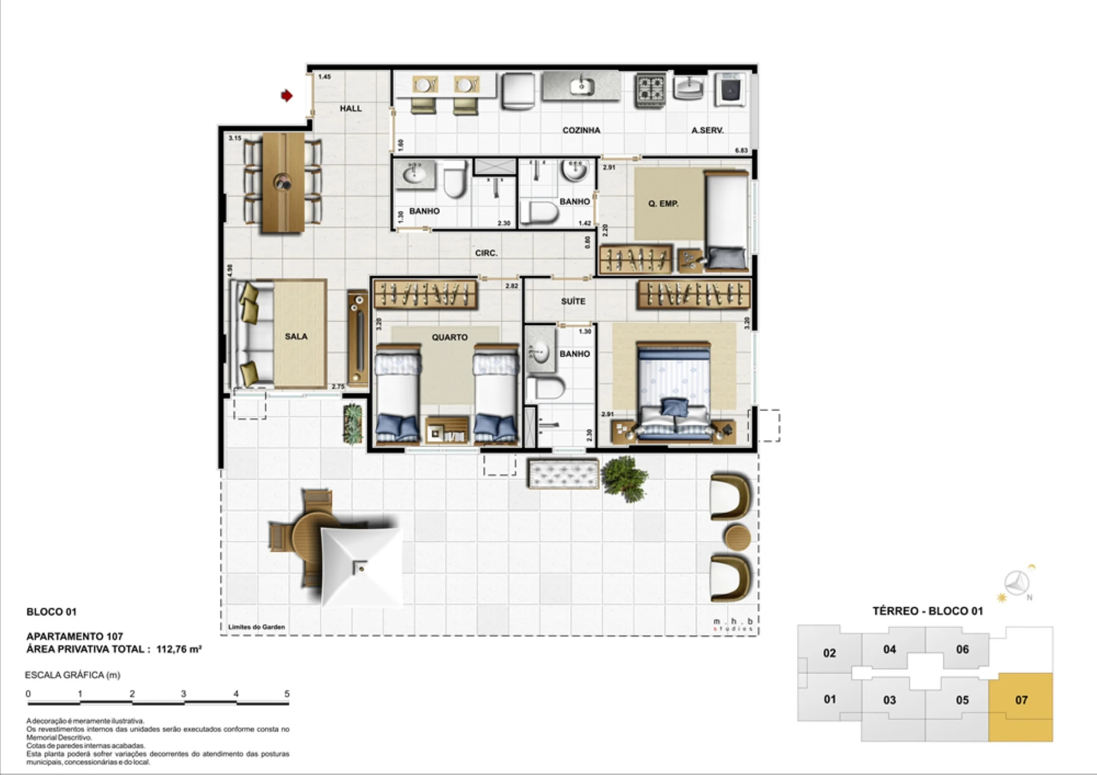Planta do empreendimento