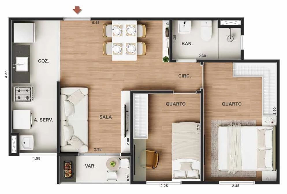 Planta do empreendimento