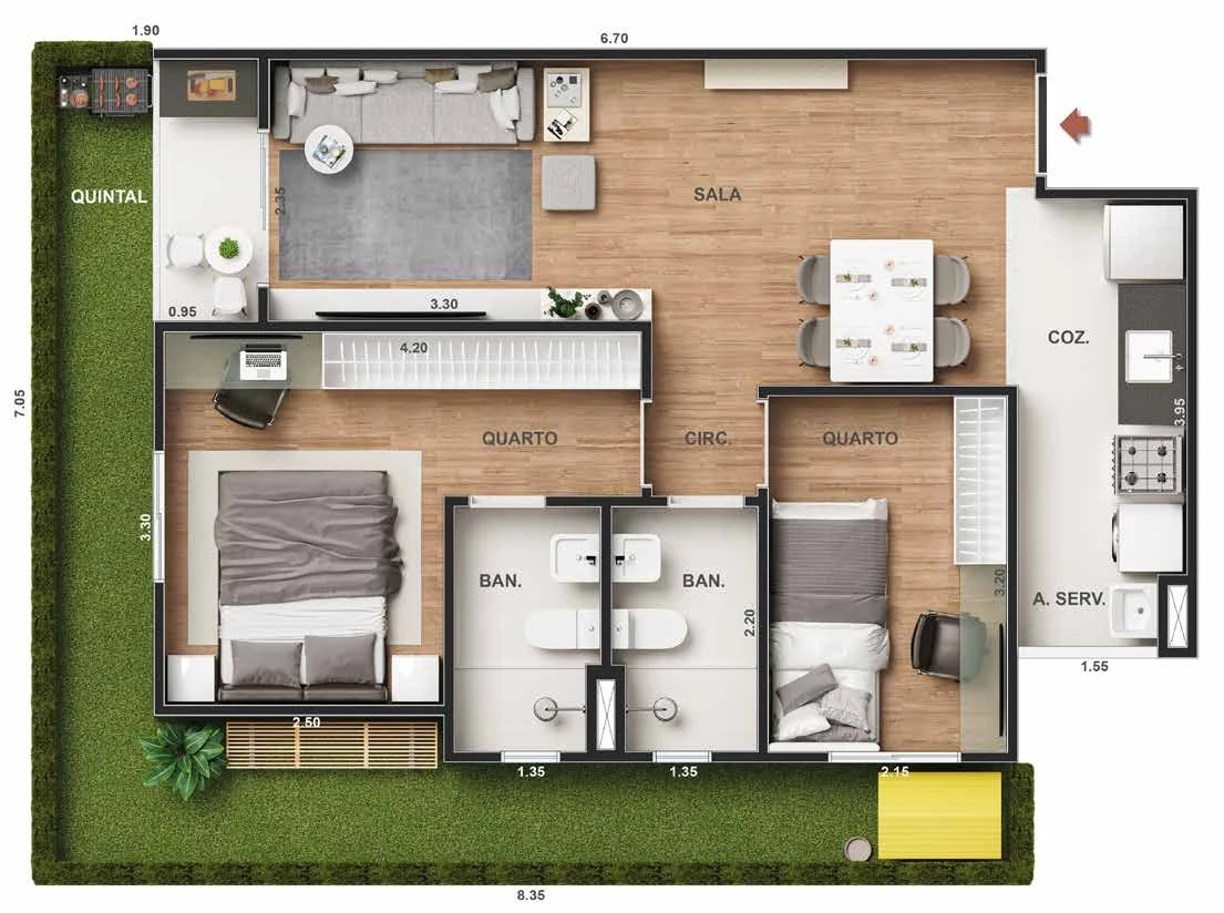Planta do empreendimento