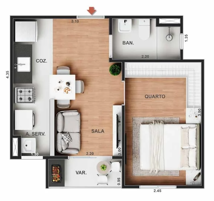 Planta do empreendimento