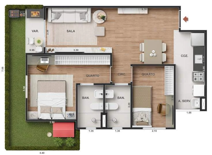 Planta do empreendimento