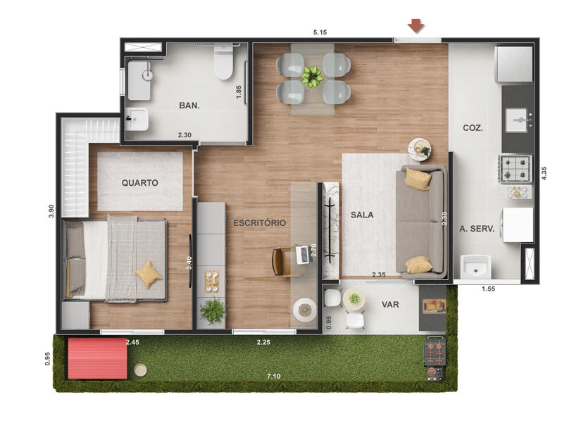Planta do empreendimento