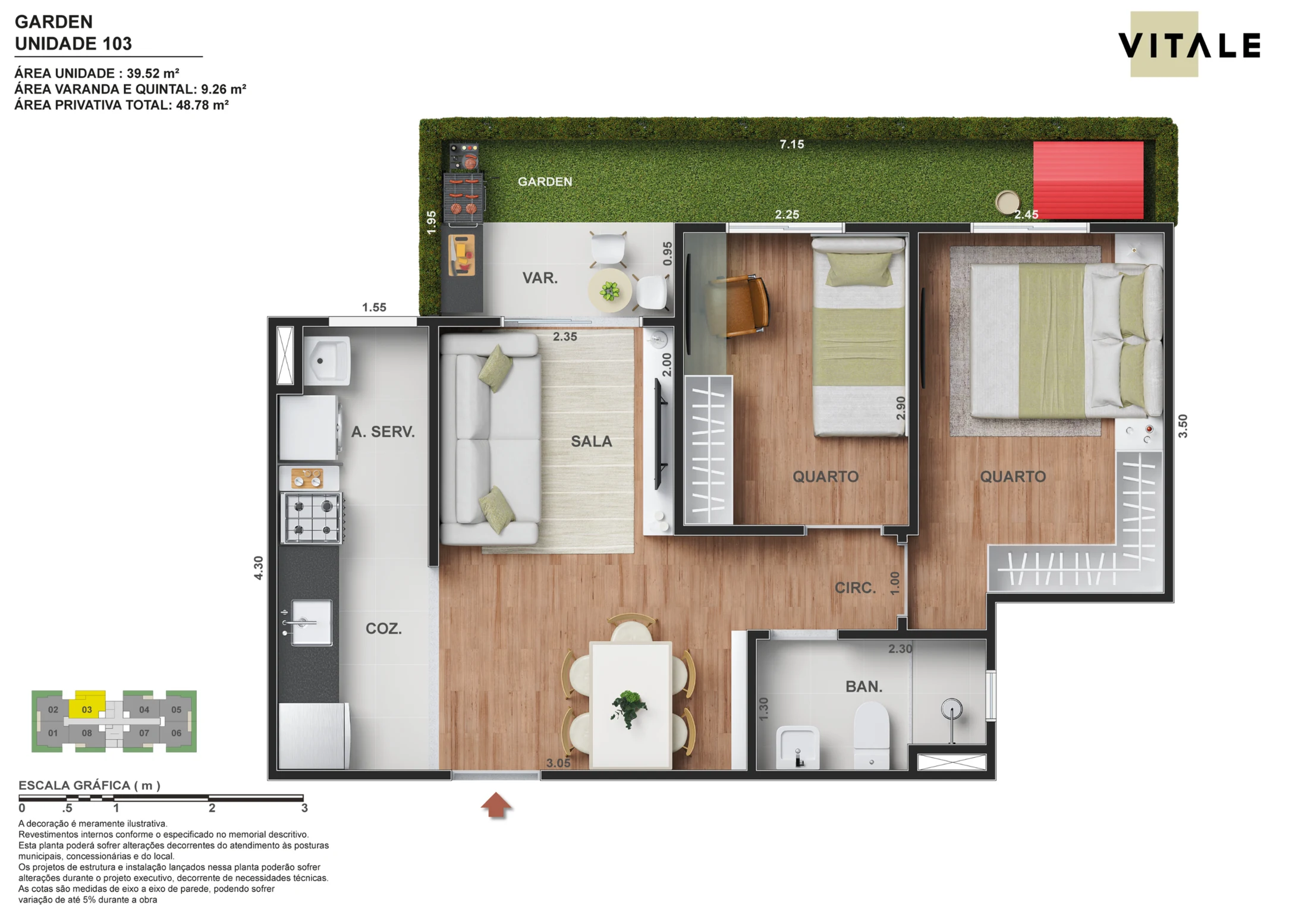 Planta do empreendimento