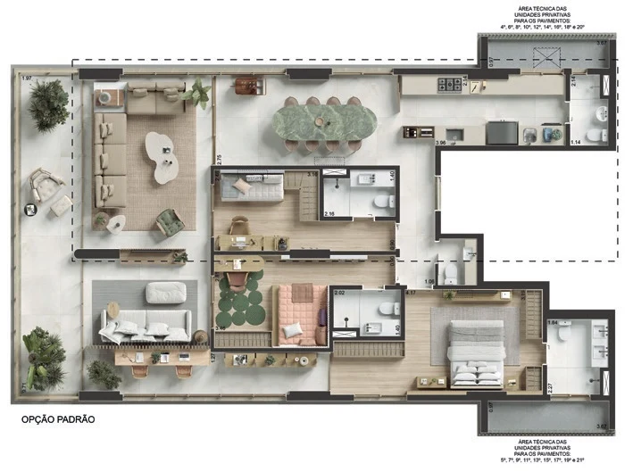 Planta do empreendimento