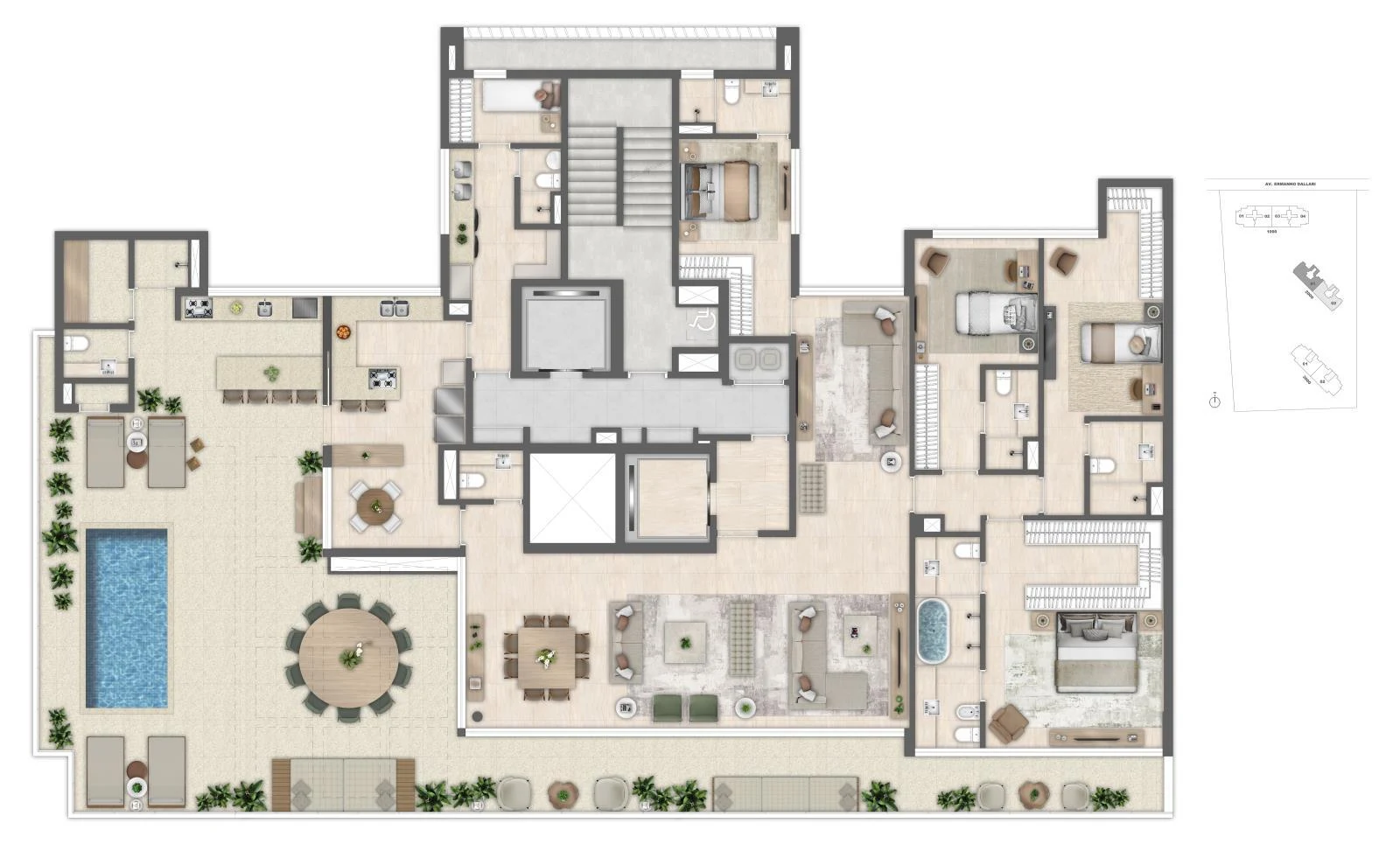 Planta do empreendimento