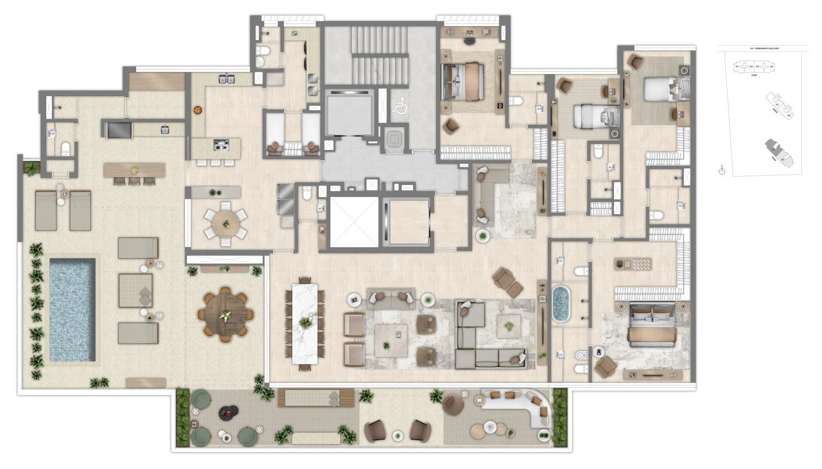 Planta do empreendimento