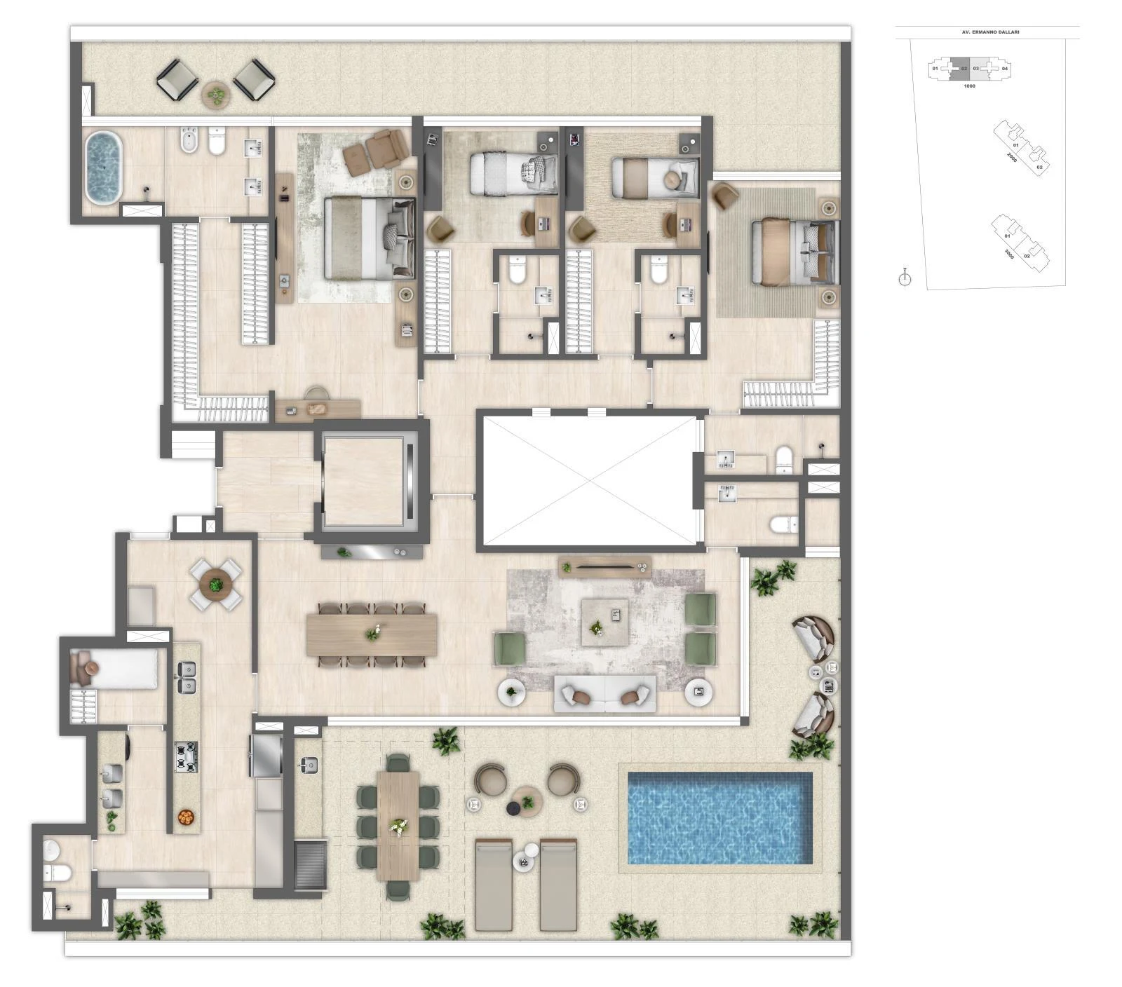 Planta do empreendimento